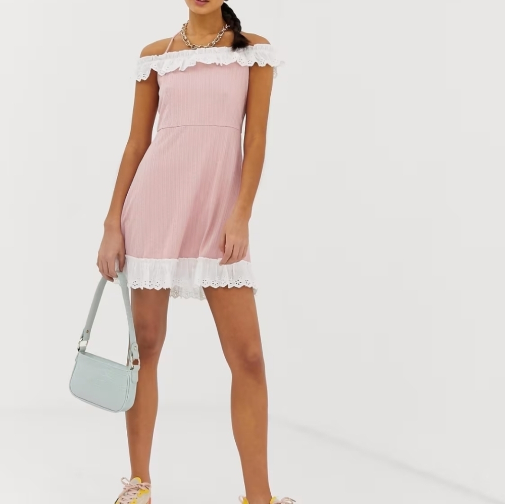 Emory Park Pink Sleeveless Dress Size M